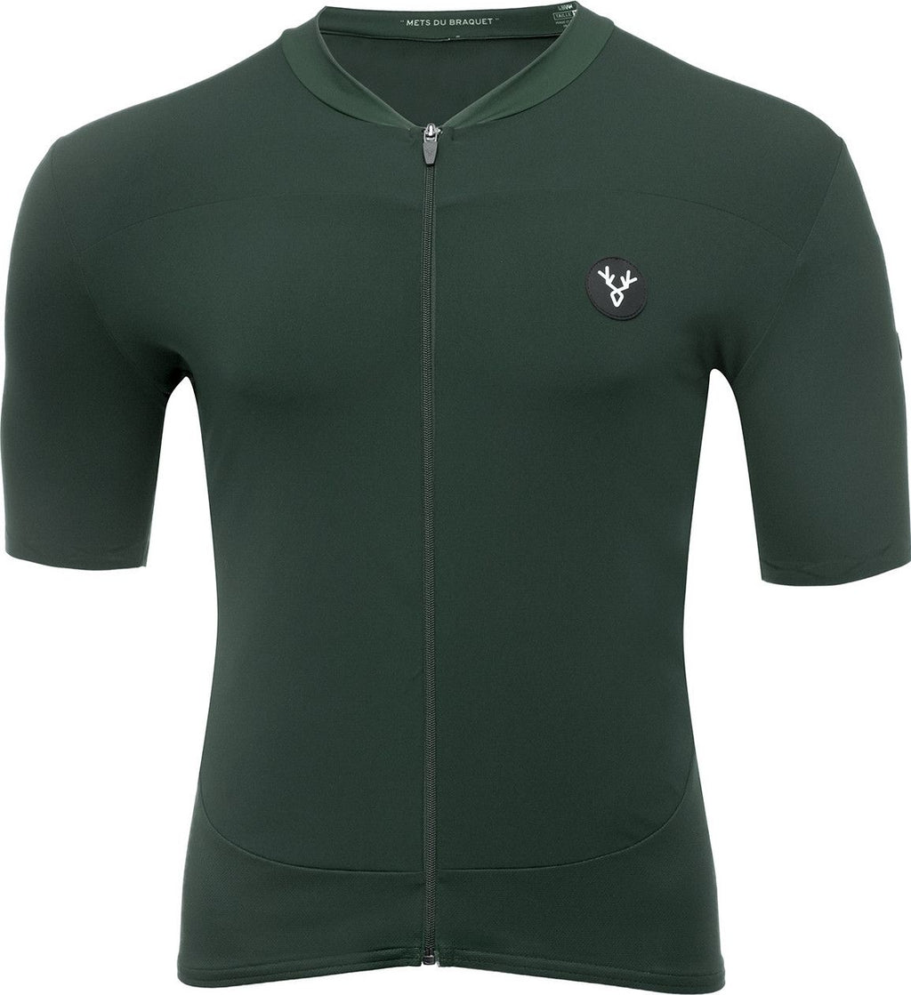 Produit Reconditionné - Maillot Manches Courtes LeBram Allos Vert Agave Coupe Ajustée / Neuf, Sans Étiquette