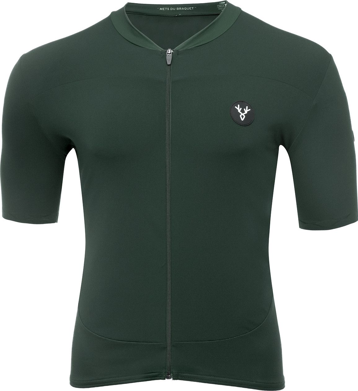 Produit Reconditionné - Maillot Manches Courtes LeBram Allos Vert Agave Coupe Ajustée / Neuf, Sans Étiquette