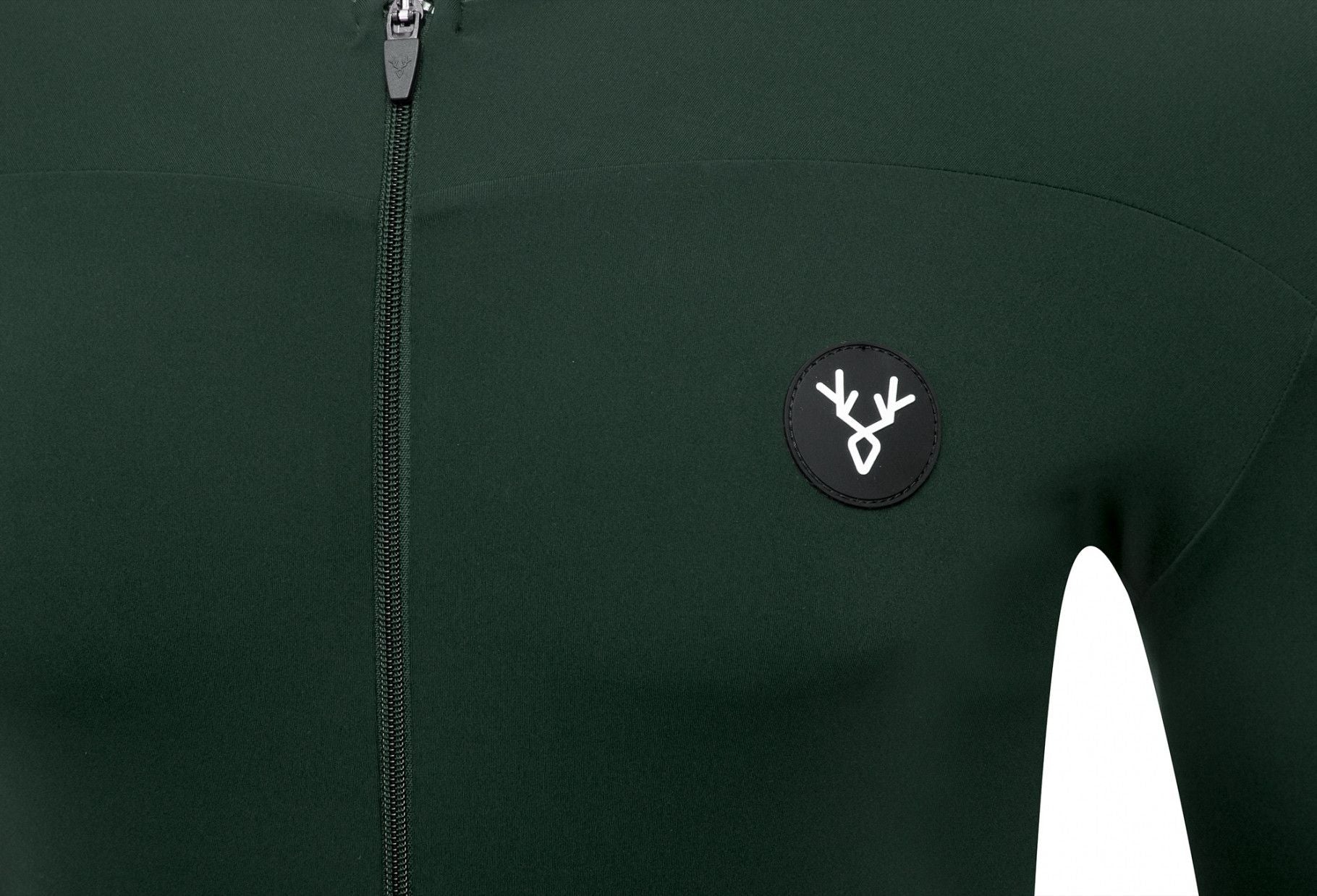 Produit Reconditionné - Maillot Manches Courtes LeBram Allos Vert Agave Coupe Ajustée / Neuf, Sans Étiquette