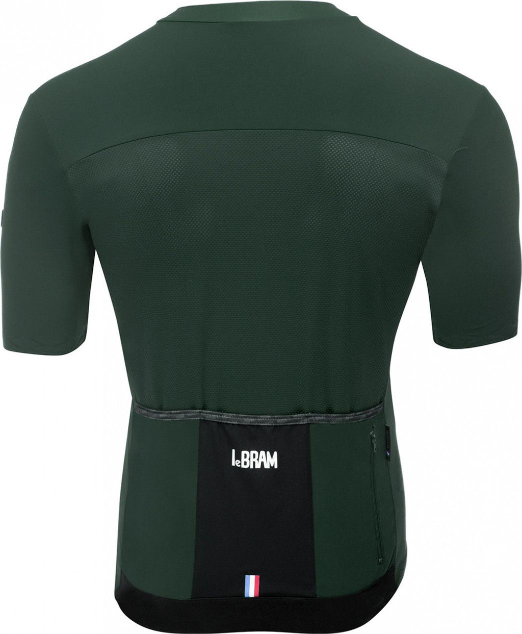 Produit Reconditionné - Maillot Manches Courtes LeBram Allos Vert Agave Coupe Ajustée / Neuf, Sans Étiquette