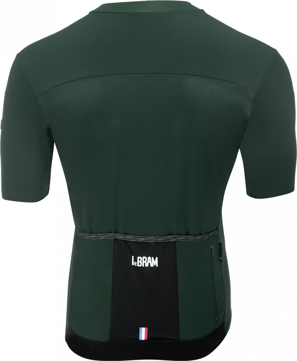 Produit Reconditionné - Maillot Manches Courtes LeBram Allos Vert Agave Coupe Ajustée / Neuf, Sans Étiquette