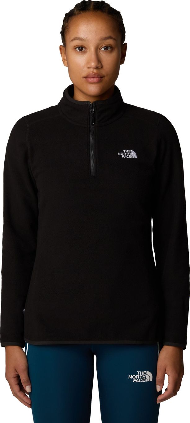 Polaire Femme The North Face 100 Glacier 1/4 Zip Rose T.S - Produit Reconditionné
