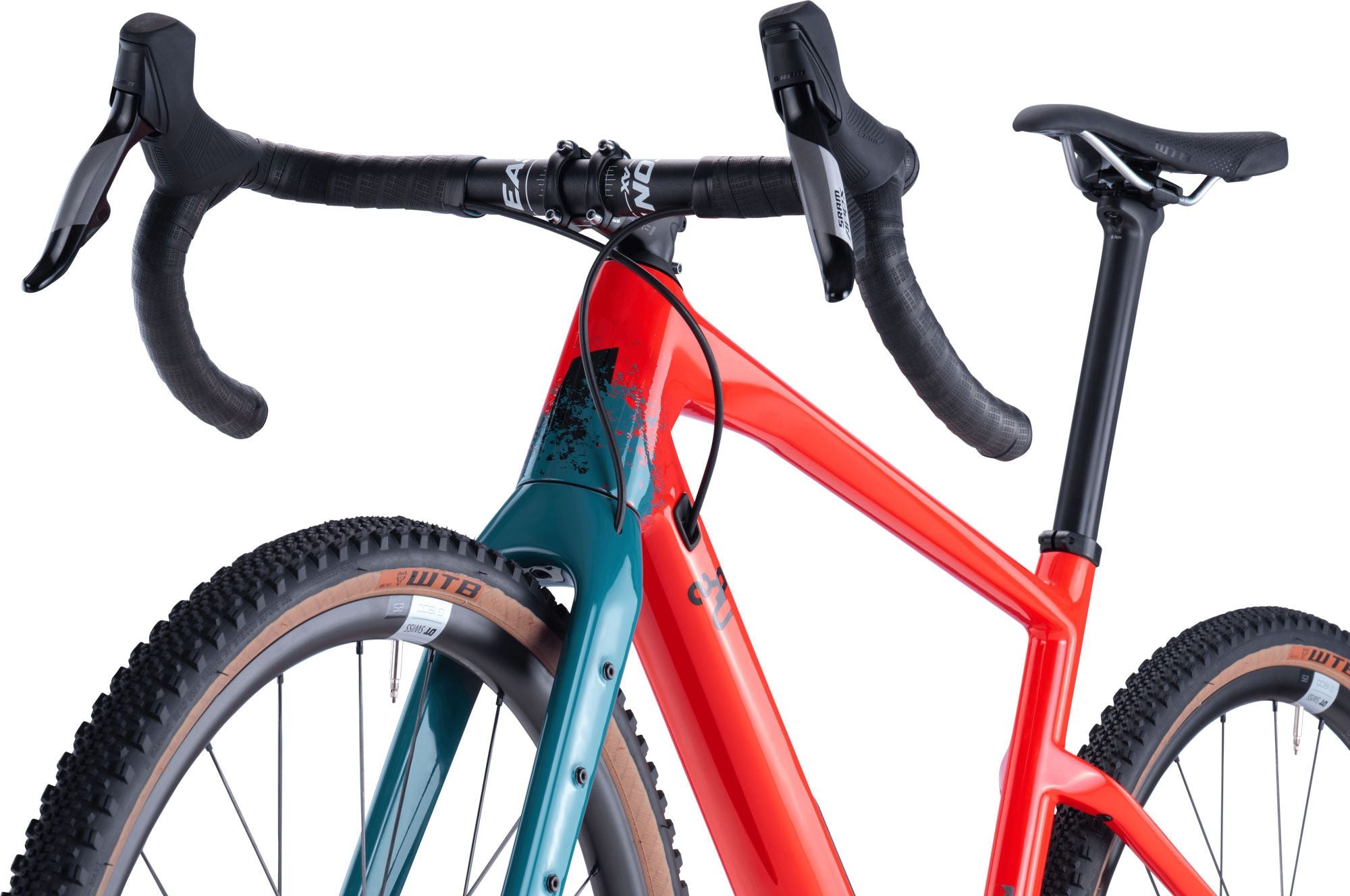 Vélo de Gravel BMC URS Two Sram Apex eTap AXS/X1 Eagle AXS 12V 700 mm Rouge Neon