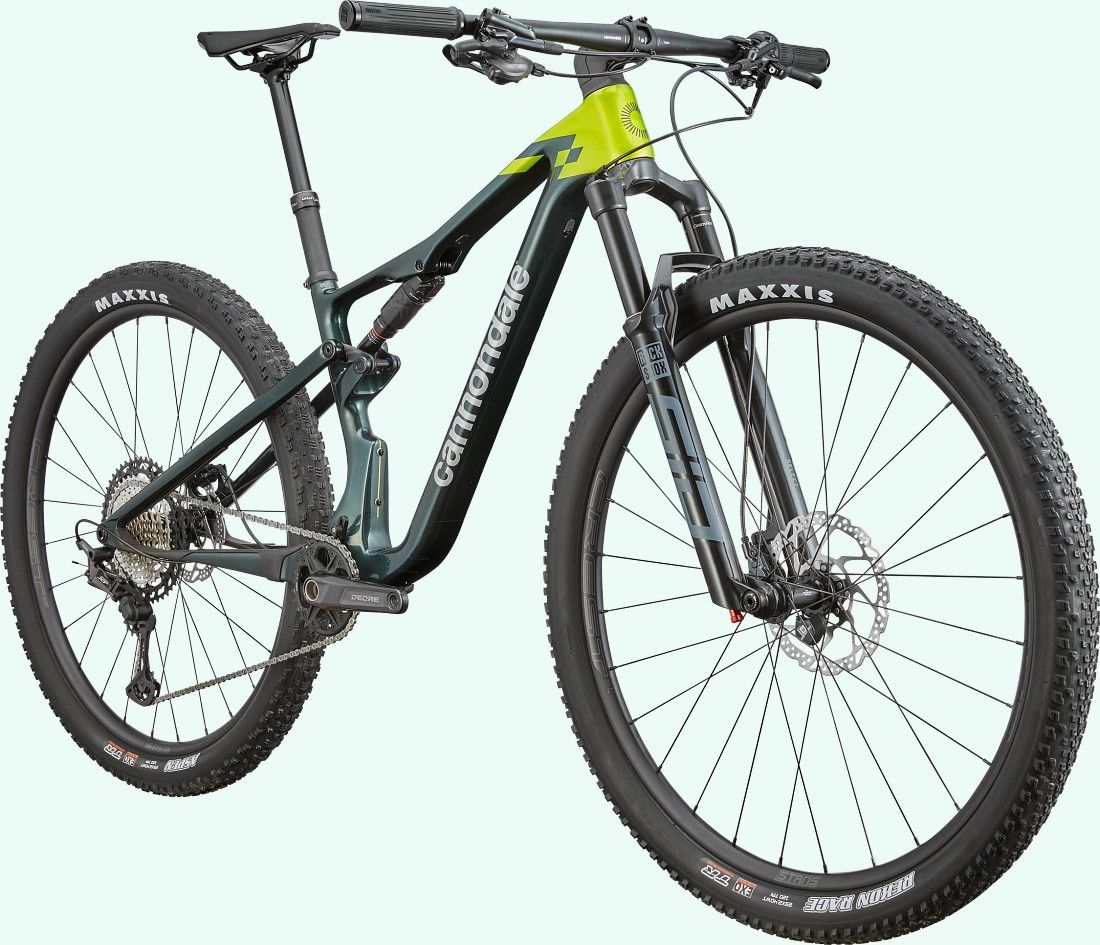 VTT Tout-Suspendu Cannondale Scalpel 3 Carbon 29'' Shimano 12V Gris/Vert
