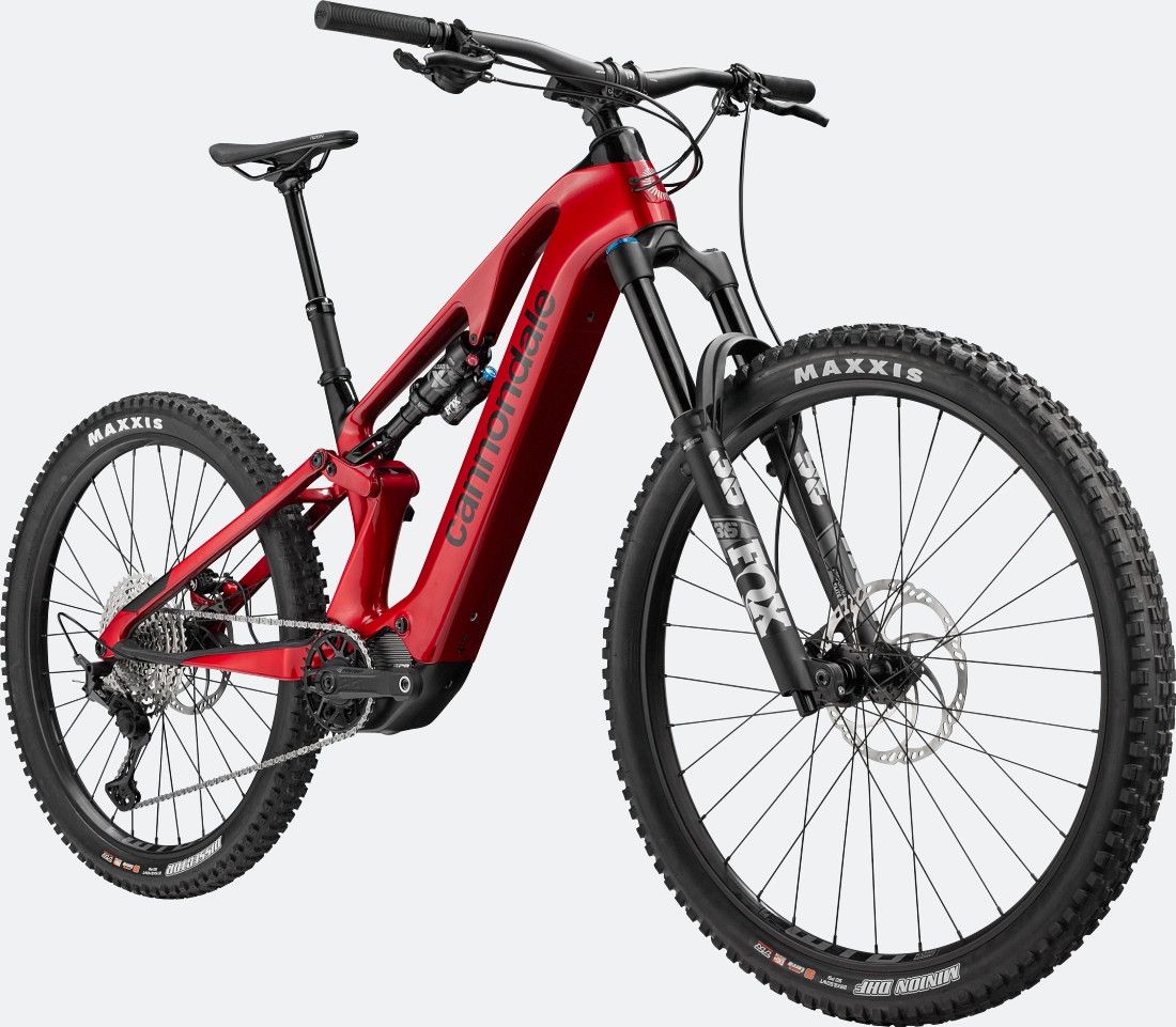 VTT Électrique Tout-Suspendu Cannondale Moterra SL 2 12V 600Wh Shimano 85 Nm MX(29/27.5'') Rouge - Vélo d'Exposition