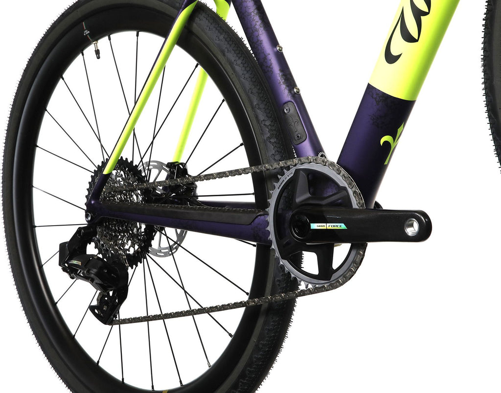 Vélo de Gravel Wilier Triestina Rave SLR Sram Force XPLR eTap AXS 12V 700 mm Violet Ivar Slik x Maap