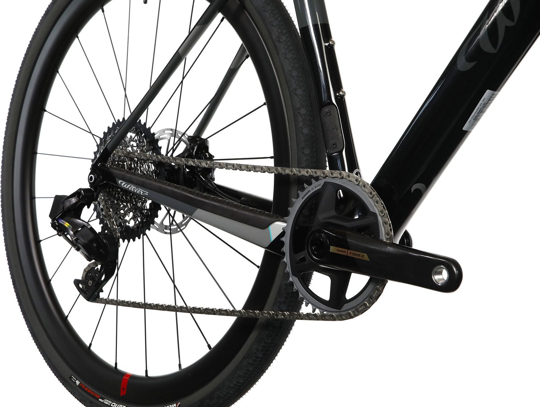 Vélo de Gravel Wilier Triestina Rave SL Sram Force XPLR eTap AXS 12V 700 mm Noir