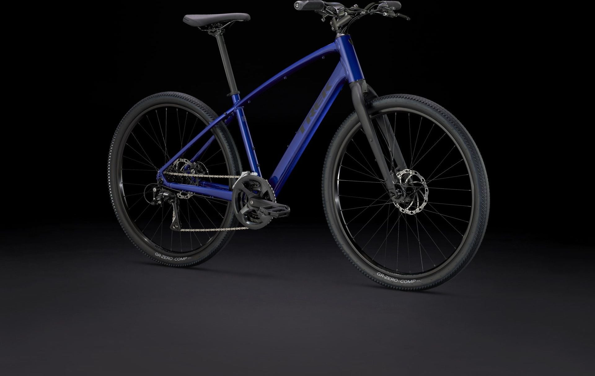 Vélo Fitness Trek Dual Sport 1 Shimano Tourney/Acera 8V 27.5'' Bleu Gén. 5