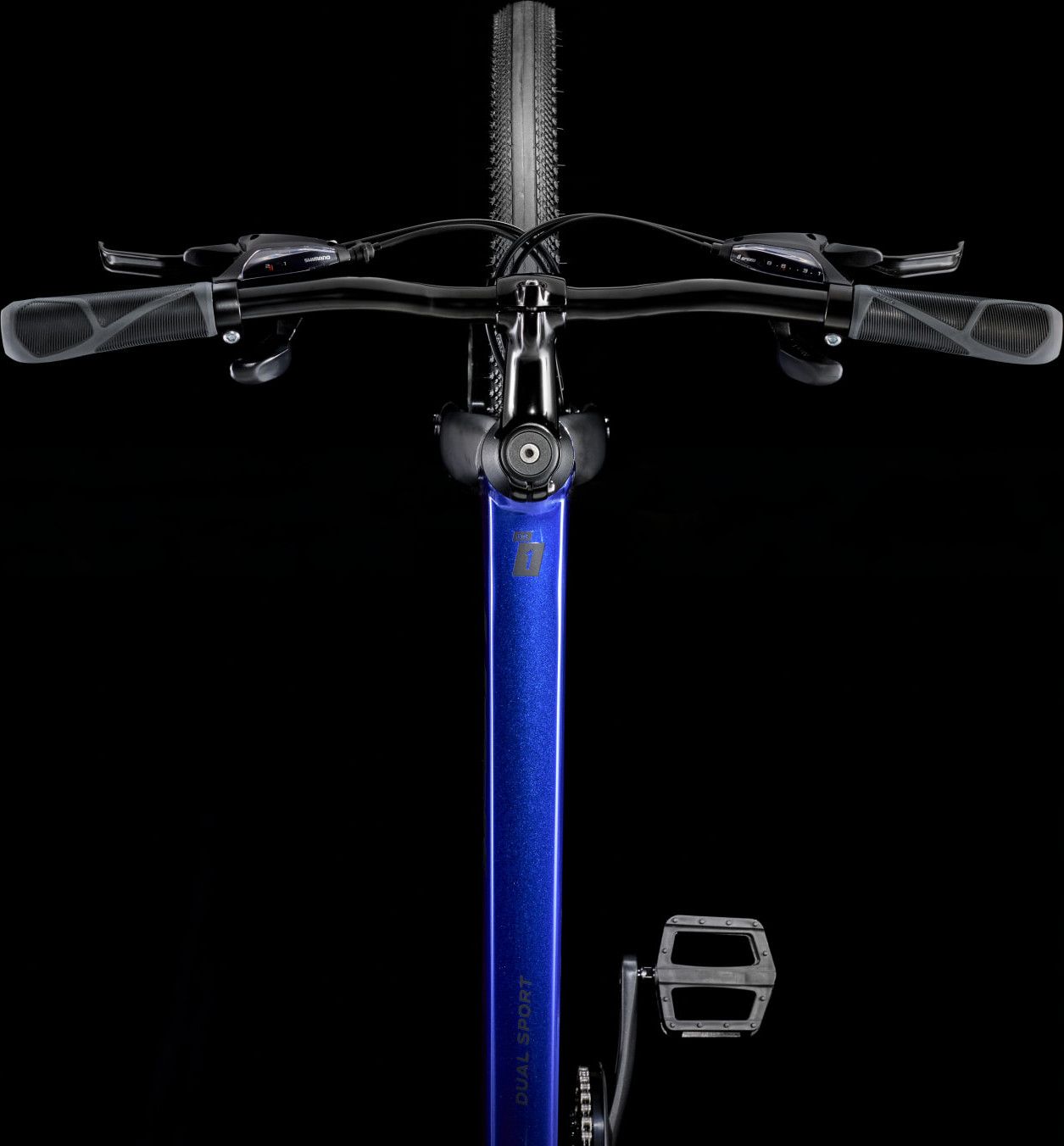 Vélo Fitness Trek Dual Sport 1 Shimano Tourney/Acera 8V 27.5'' Bleu Gén. 5
