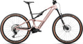 VTT Électrique Tout-Suspendu Orbea Rise SL M20 12V 630 Wh Shimano 85 Nm 29'' Rose Desert Gris Carbon Raw 2025