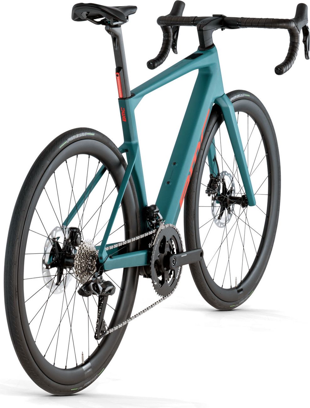 Vélo de Route Électrique BMC Roadmachine 01 AMP One Shimano Ultegra Di2 12V 360 Wh 700 mm Vert - Vélo d'Exposition
