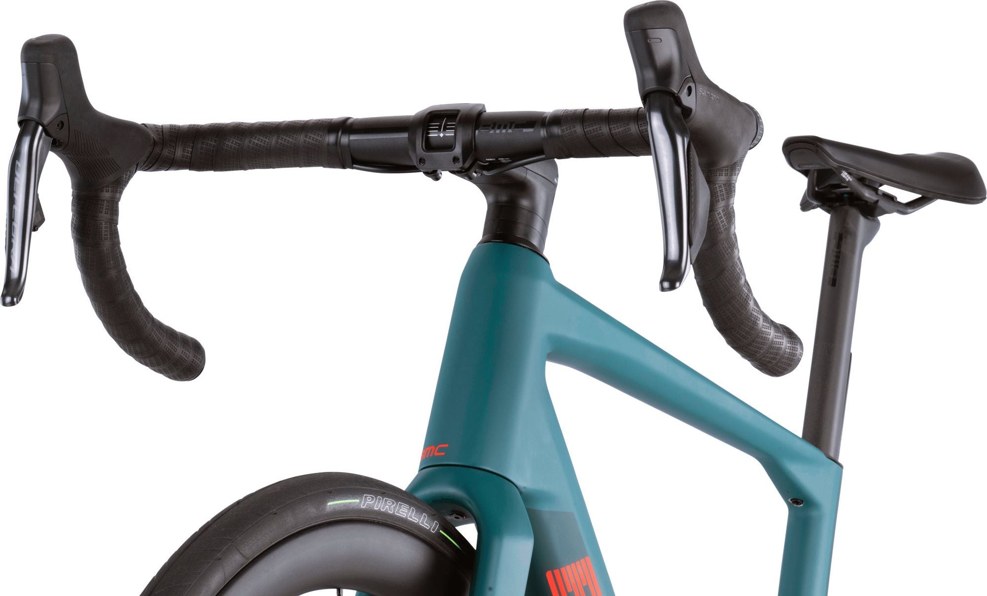 Vélo de Route Électrique BMC Roadmachine 01 AMP One Shimano Ultegra Di2 12V 360 Wh 700 mm Vert - Vélo d'Exposition