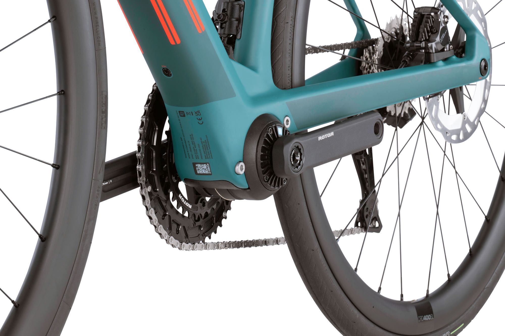 Vélo de Route Électrique BMC Roadmachine 01 AMP One Shimano Ultegra Di2 12V 360 Wh 700 mm Vert - Vélo d'Exposition