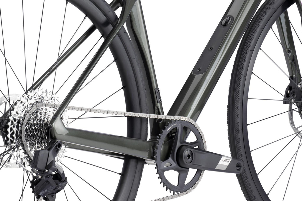 Vélo de Route BMC Roadmachine X Three Sram Apex XPLR eTap AXS 12V 700 mm Vert Steel - Vélo d'Exposition