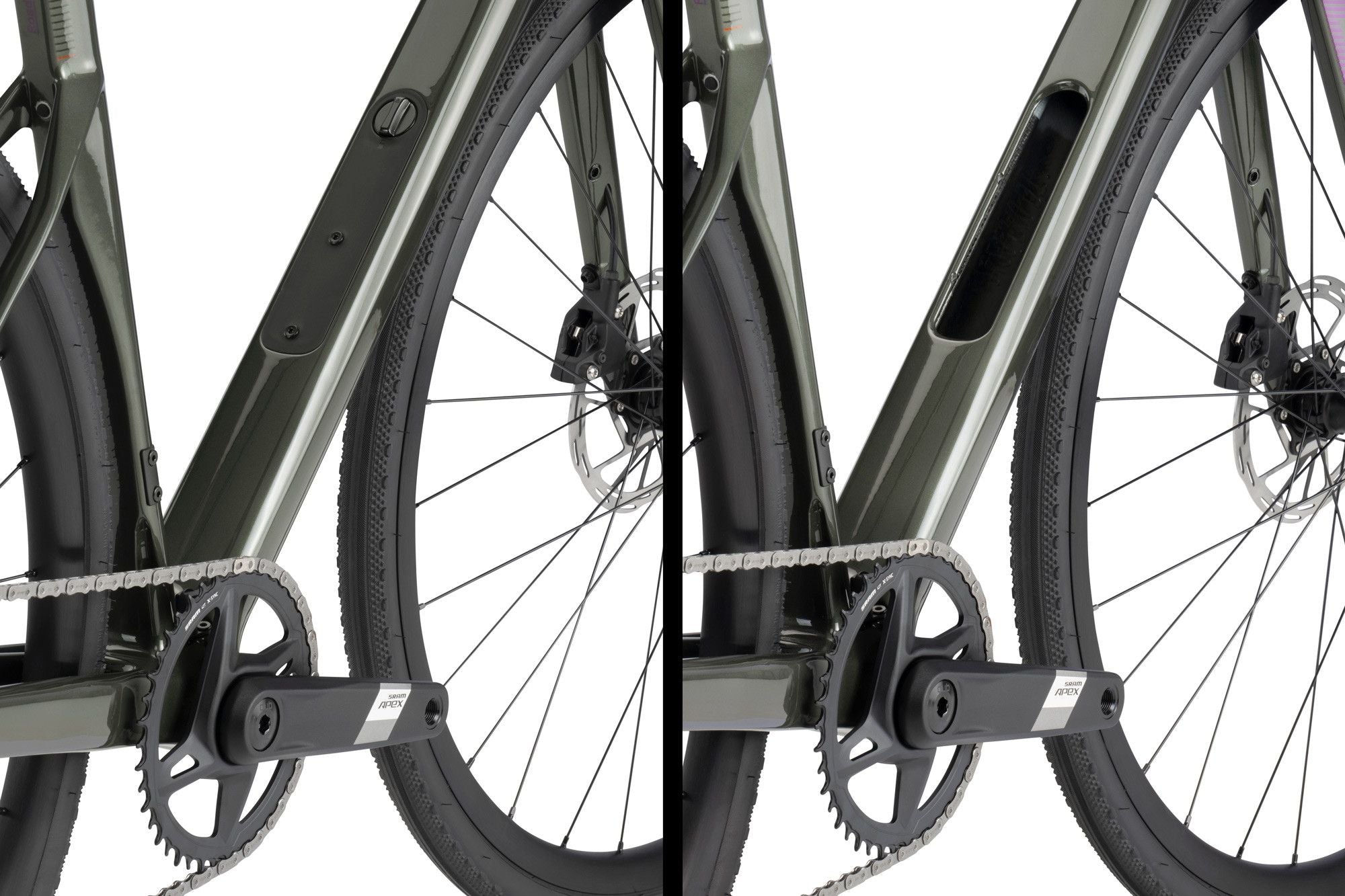 Vélo de Route BMC Roadmachine X Three Sram Apex XPLR eTap AXS 12V 700 mm Vert Steel - Vélo d'Exposition