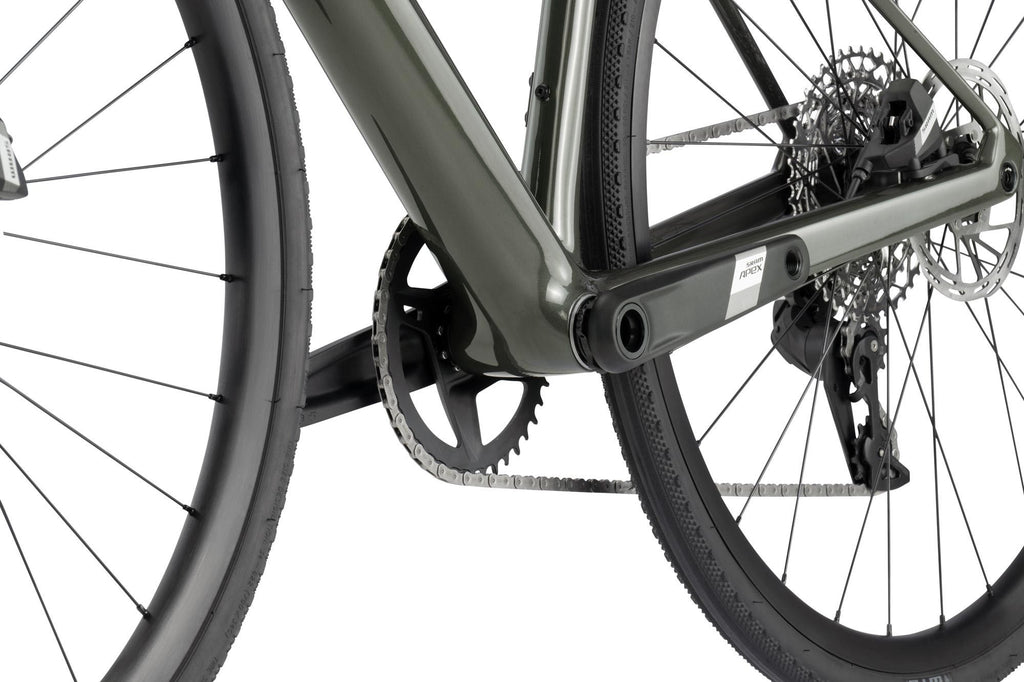Vélo de Route BMC Roadmachine X Three Sram Apex XPLR eTap AXS 12V 700 mm Vert Steel - Vélo d'Exposition