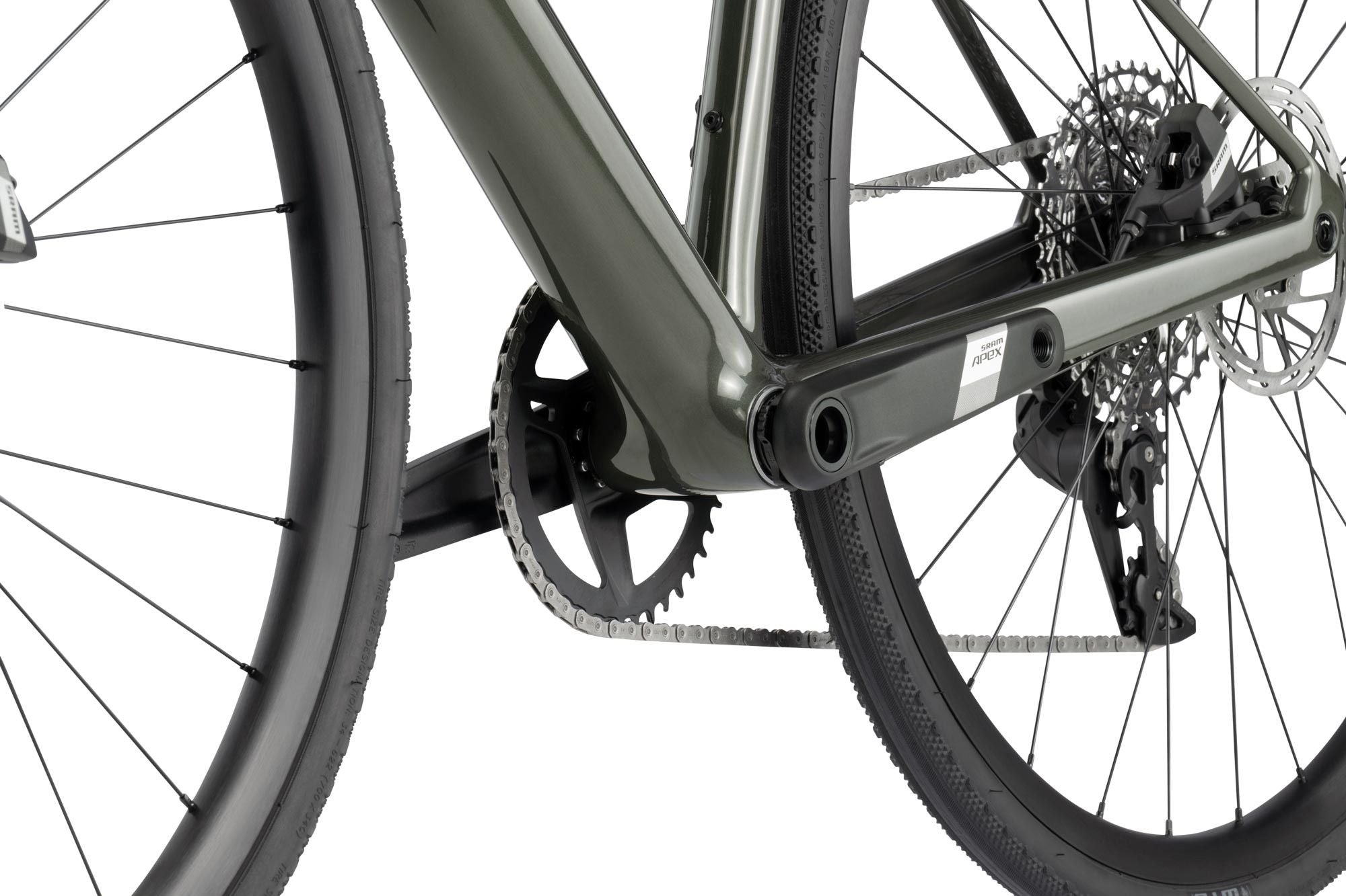 Vélo de Route BMC Roadmachine X Three Sram Apex XPLR eTap AXS 12V 700 mm Vert Steel - Vélo d'Exposition