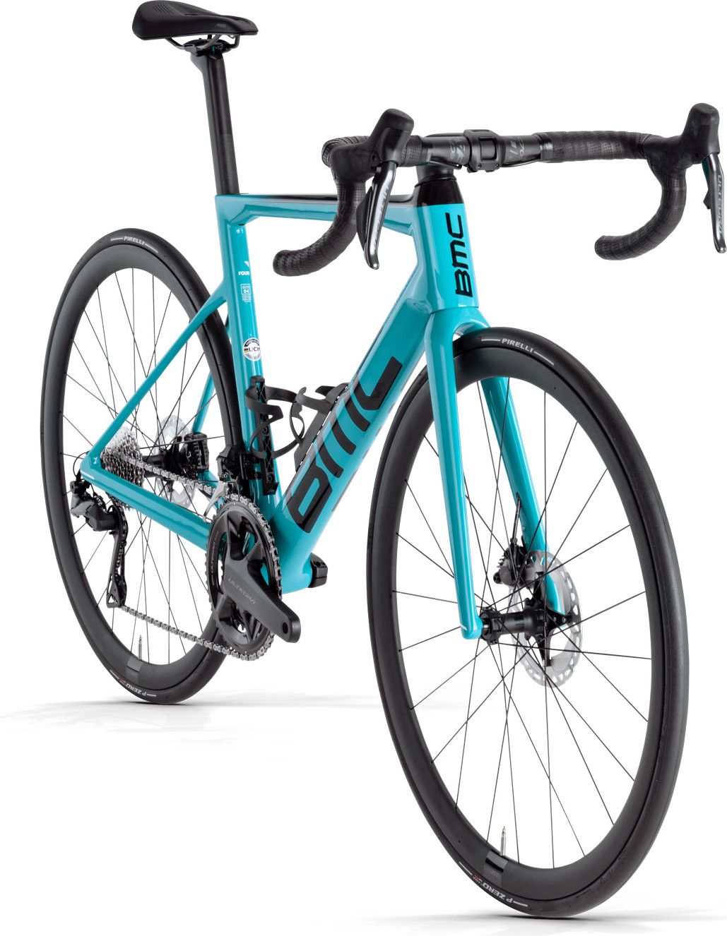 Vélo de Route BMC Teammachine SLR 01 Four Shimano Ultegra Di2 12V 700 mm Bleu Turquoise - Vélo d'Exposition