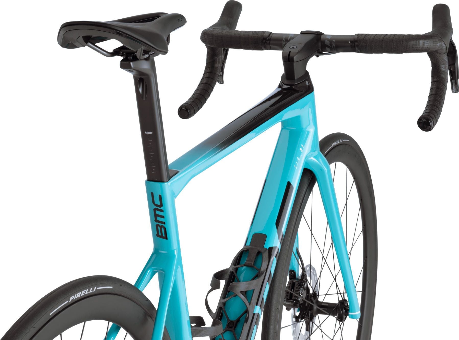 Vélo de Route BMC Teammachine SLR 01 Four Shimano Ultegra Di2 12V 700 mm Bleu Turquoise - Vélo d'Exposition