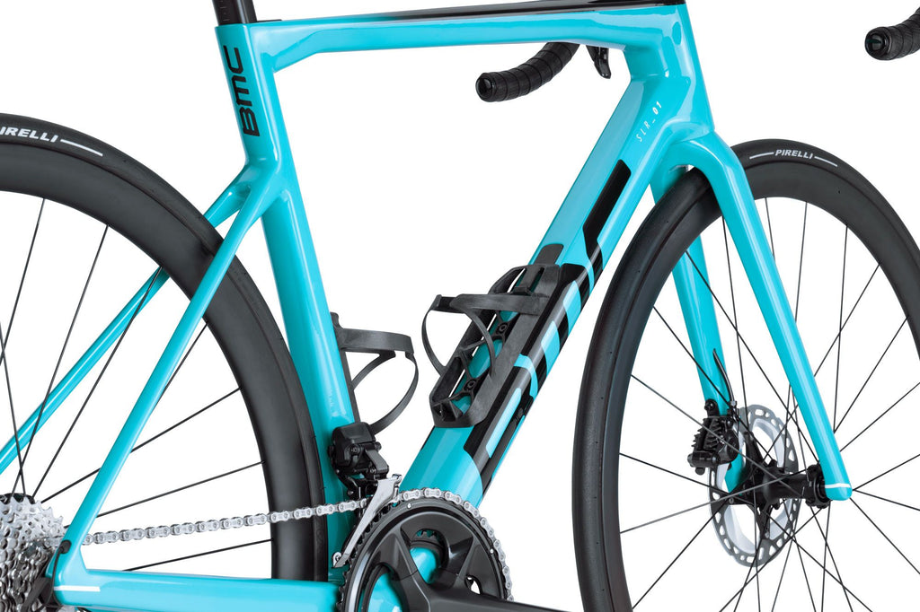 Vélo de Route BMC Teammachine SLR 01 Four Shimano Ultegra Di2 12V 700 mm Bleu Turquoise - Vélo d'Exposition