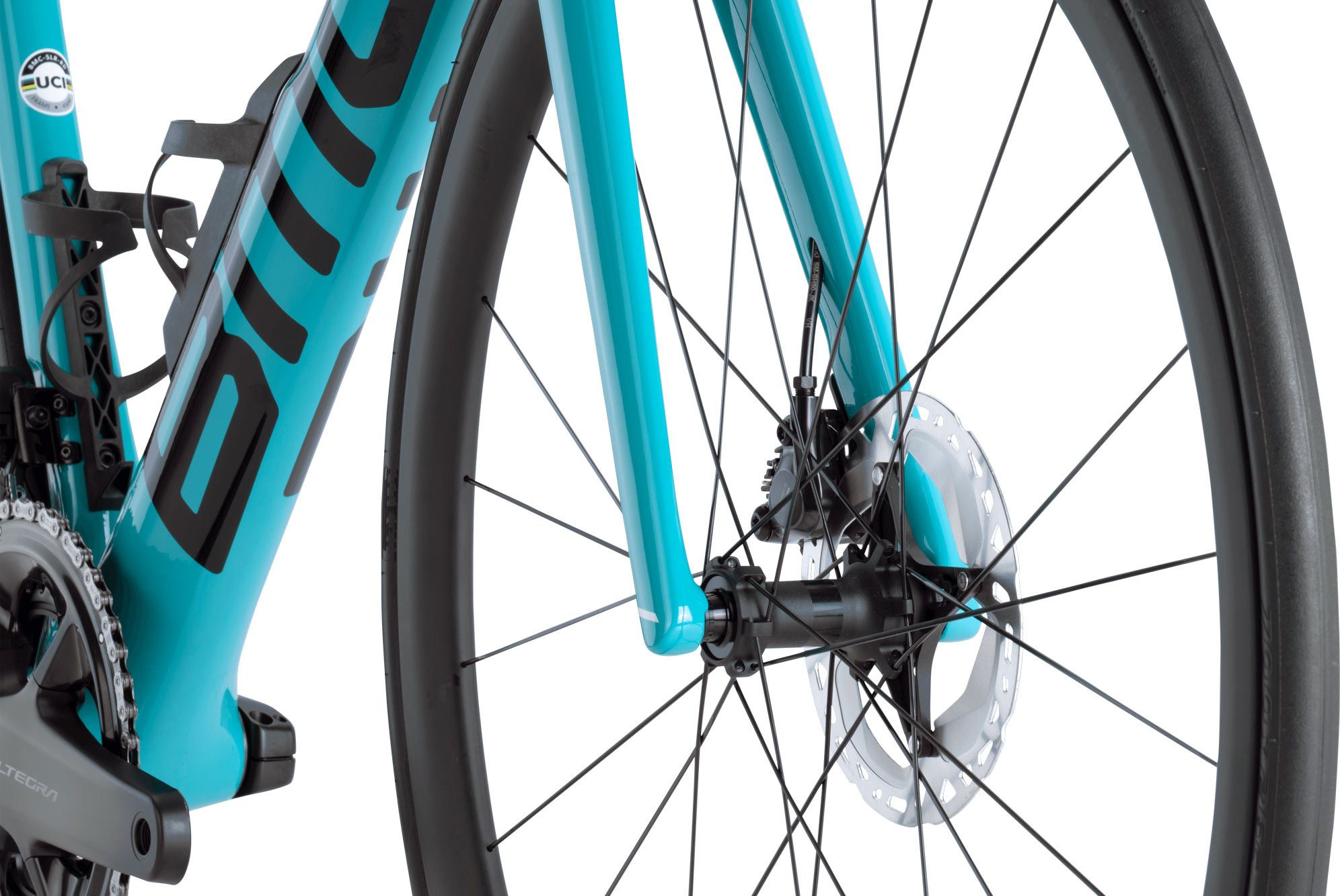 Vélo de Route BMC Teammachine SLR 01 Four Shimano Ultegra Di2 12V 700 mm Bleu Turquoise - Vélo d'Exposition