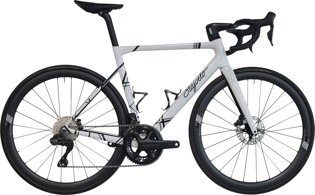 Vélo de Route Stajvelo Beau Rivage Shimano Ultegra Di2 12V 700 mm Blanc