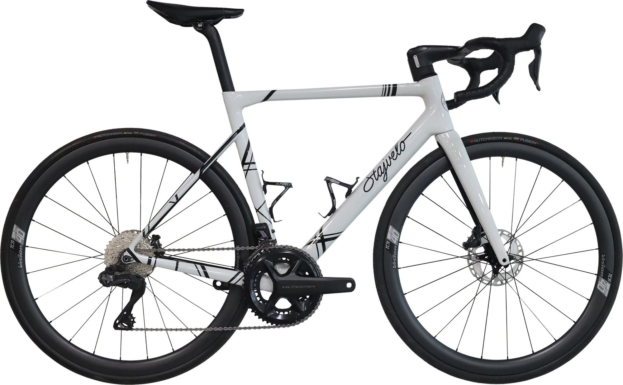 Vélo de Route Stajvelo Beau Rivage Shimano Ultegra Di2 12V 700 mm Blanc