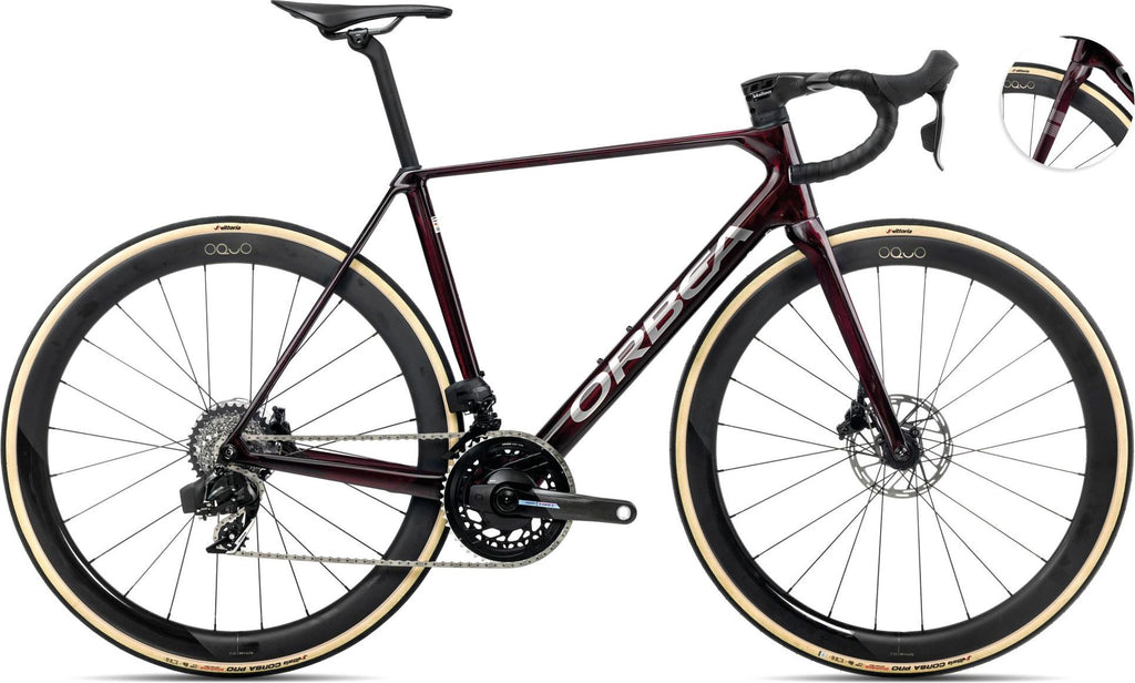 Vélo de Route Orbea Orca M21eLTD PWR Sram Force eTap AXS 12V 700 mm Rouge Wine 2025