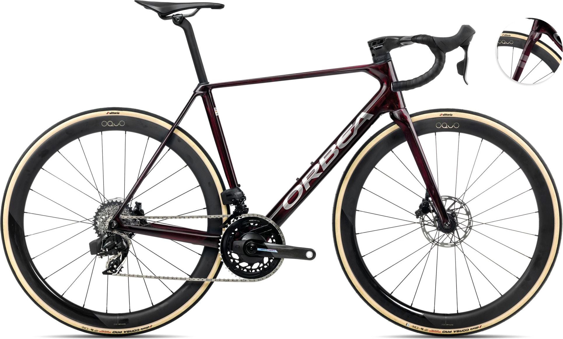 Vélo de Route Orbea Orca M21eLTD PWR Sram Force eTap AXS 12V 700 mm Rouge Wine 2025
