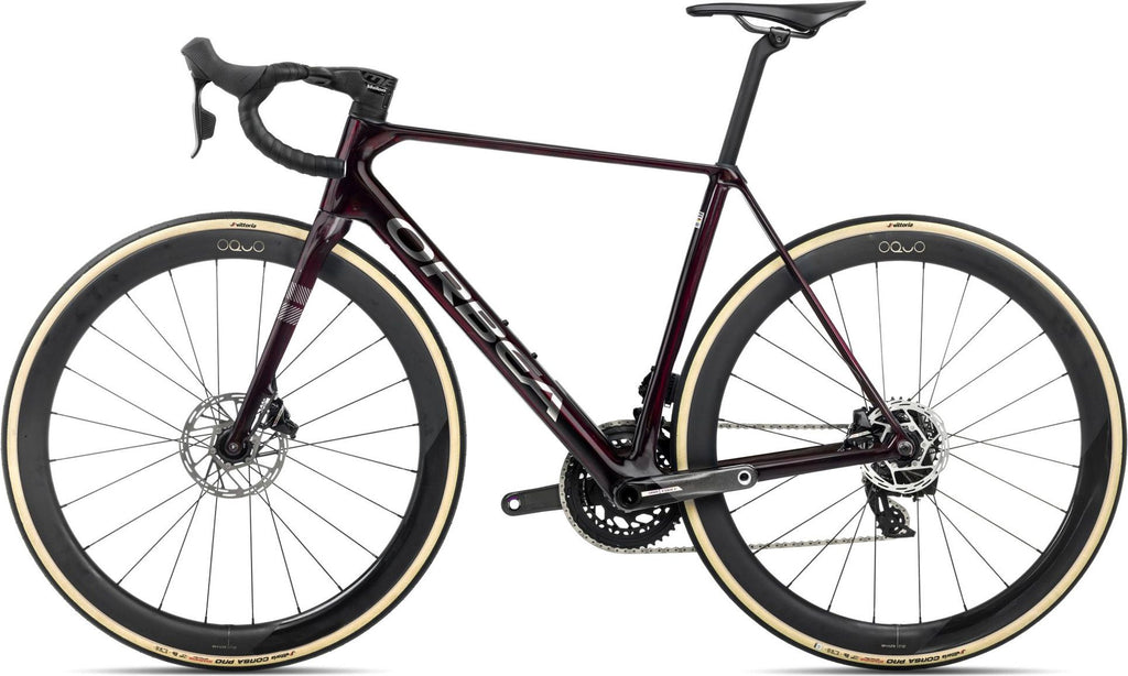 Vélo de Route Orbea Orca M21eLTD PWR Sram Force eTap AXS 12V 700 mm Rouge Wine 2025