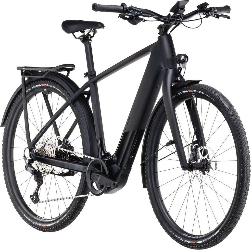 VTC Électrique Cube Kathmandu Hybrid C:62 SLX 400X Shimano Deore 12V 400 Wh 700 mm Gris Carbon Noir 2025