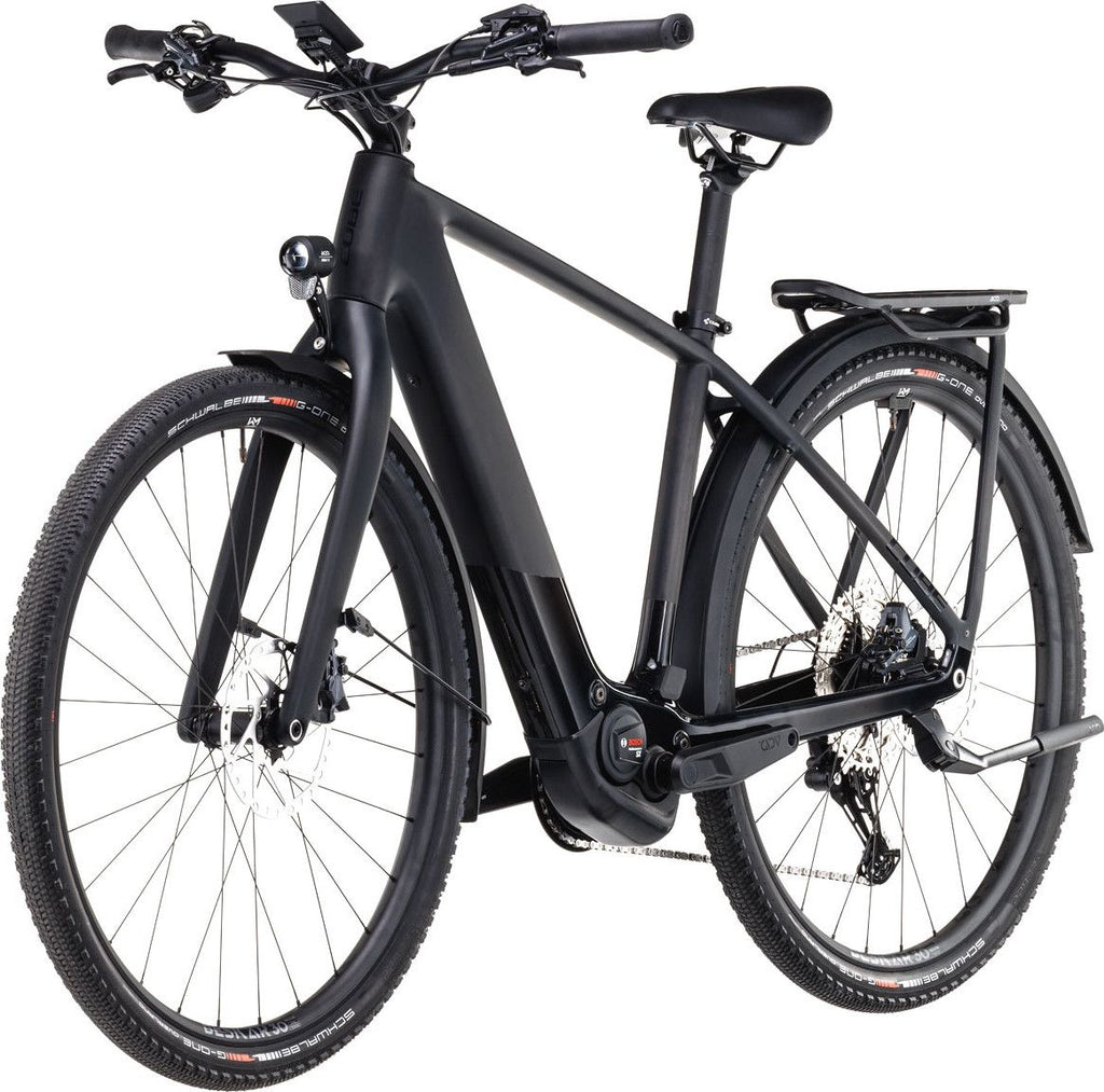 VTC Électrique Cube Kathmandu Hybrid C:62 SLX 400X Shimano Deore 12V 400 Wh 700 mm Gris Carbon Noir 2025