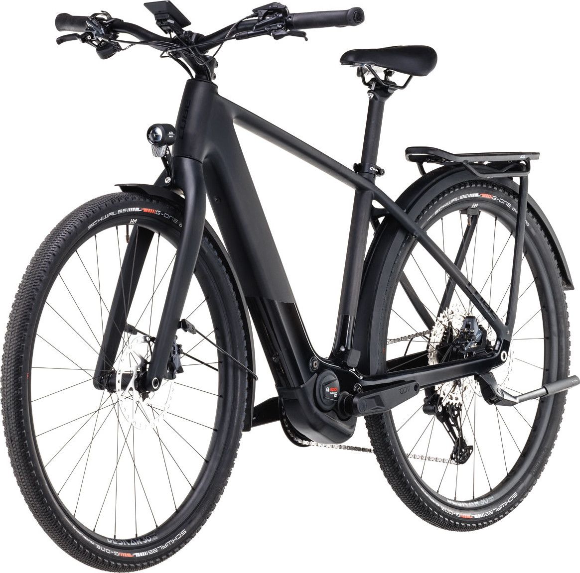 VTC Électrique Cube Kathmandu Hybrid C:62 SLX 400X Shimano Deore 12V 400 Wh 700 mm Gris Carbon Noir 2025