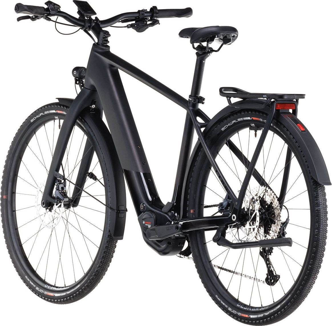 VTC Électrique Cube Kathmandu Hybrid C:62 SLX 400X Shimano Deore 12V 400 Wh 700 mm Gris Carbon Noir 2025