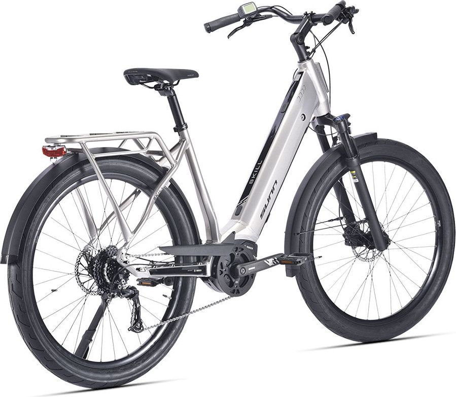 Vélo de Ville Électrique Sunn Skill Shimano Altus 9V 400 Wh 27.5'' Gris