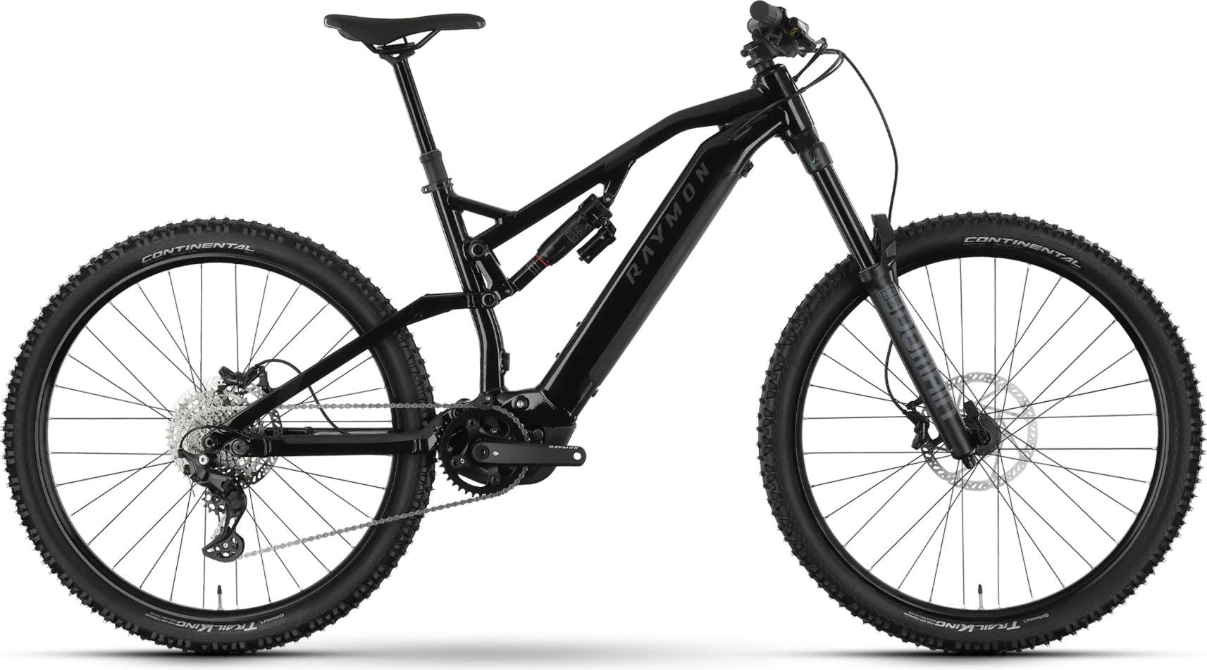 VTT Électrique Tout Suspendu Raymon TrailRay 160E SE 9.0 10V 720Wh Yamaha 85 Nm 29'' Noir
