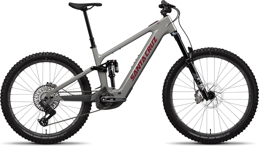VTT Tout-Suspendu Électrique Santa Cruz Vala C GX AXS Sram 12V 600Wh Bosch 120 Nm MX (29/27.5'') Gloss Silver 2026