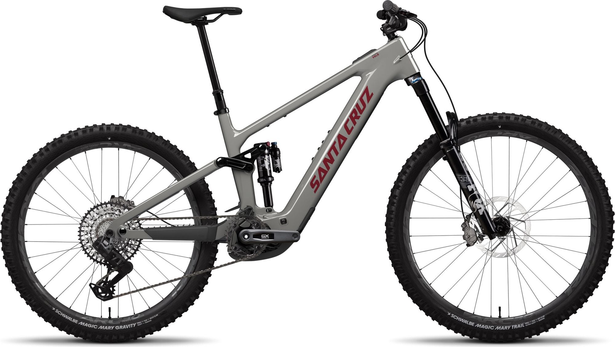 VTT Tout-Suspendu Électrique Santa Cruz Vala C GX AXS Sram 12V 600Wh Bosch 120 Nm MX (29/27.5'') Gloss Silver 2026