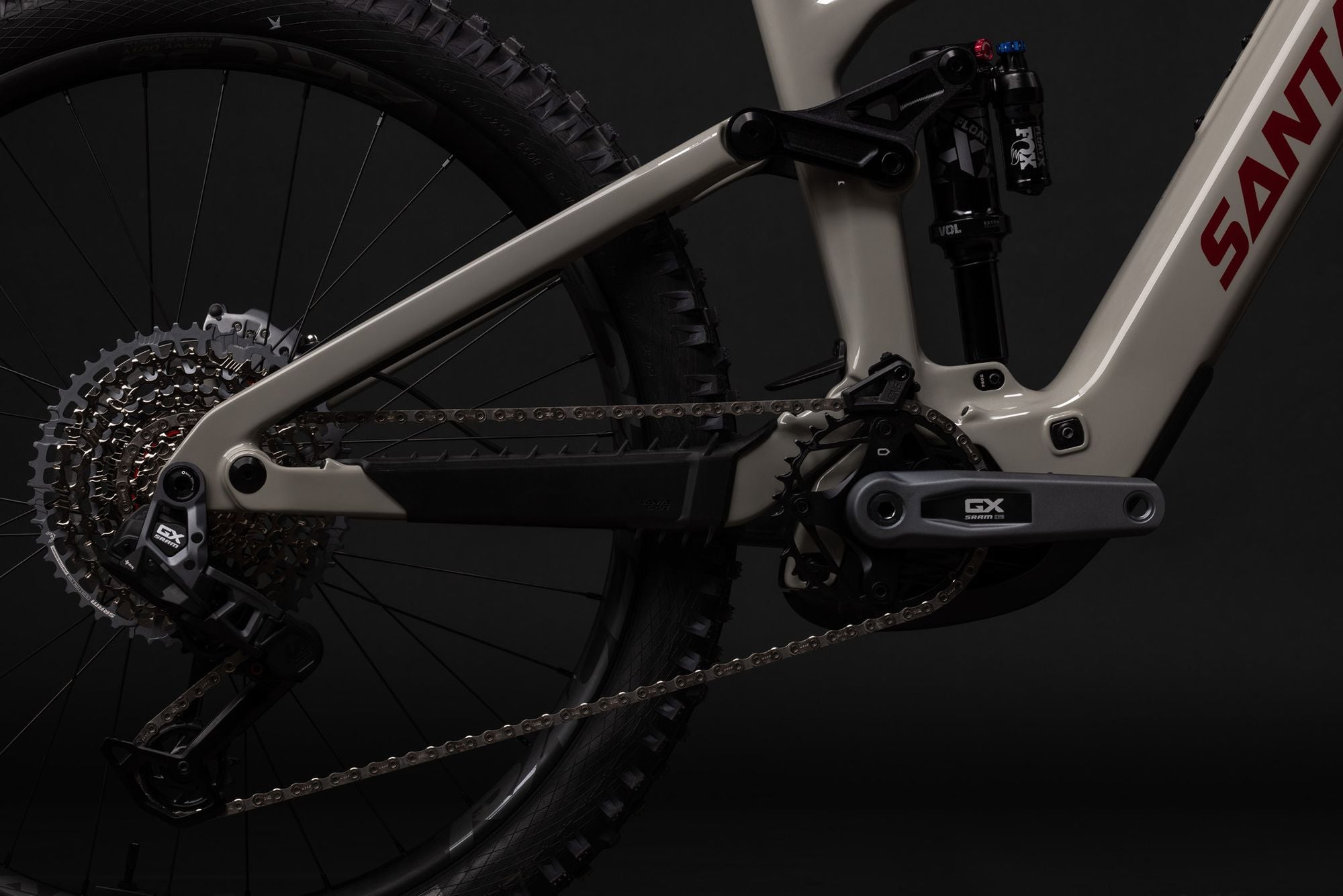 VTT Tout-Suspendu Électrique Santa Cruz Vala C GX AXS Sram 12V 600Wh Bosch 120 Nm MX (29/27.5'') Gloss Silver 2026
