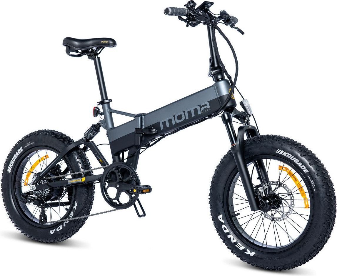 Moma BIKES VTT FAT PRO 20 , Equipped Full SHIMANO, freins a disques Hydrauliques, Bat. Ion Lthium Intégrée et amovible 48V 15Ah