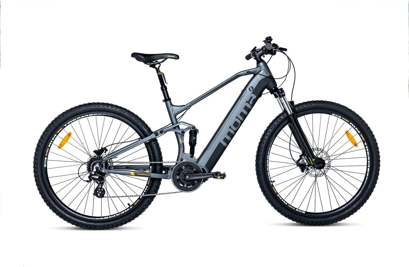 VTT Électrique VAE, EMTB-29  Moteur Central, Full Suspension,   SHIMANO ALTUS 8 Vitesses et Freins a disque Hydraulique  Batterie Intégrée  Ion Lithium 48V 13Ah