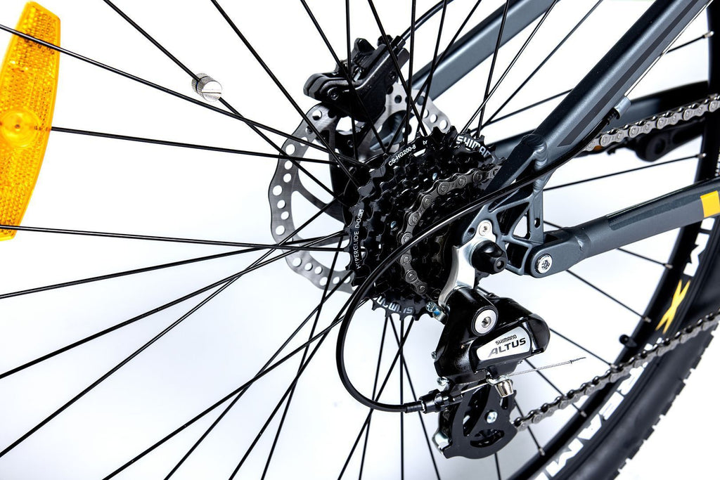 VTT Électrique VAE, EMTB-29  Moteur Central, Full Suspension,   SHIMANO ALTUS 8 Vitesses et Freins a disque Hydraulique  Batterie Intégrée  Ion Lithium 48V 13Ah