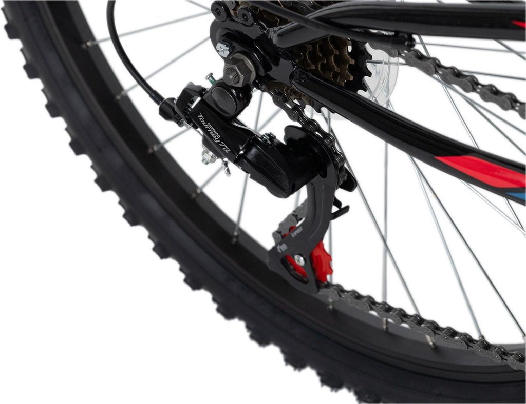 VTT enfant tout suspendu 24  Zodiac noir-rouge TC 38 cm KS Cycling