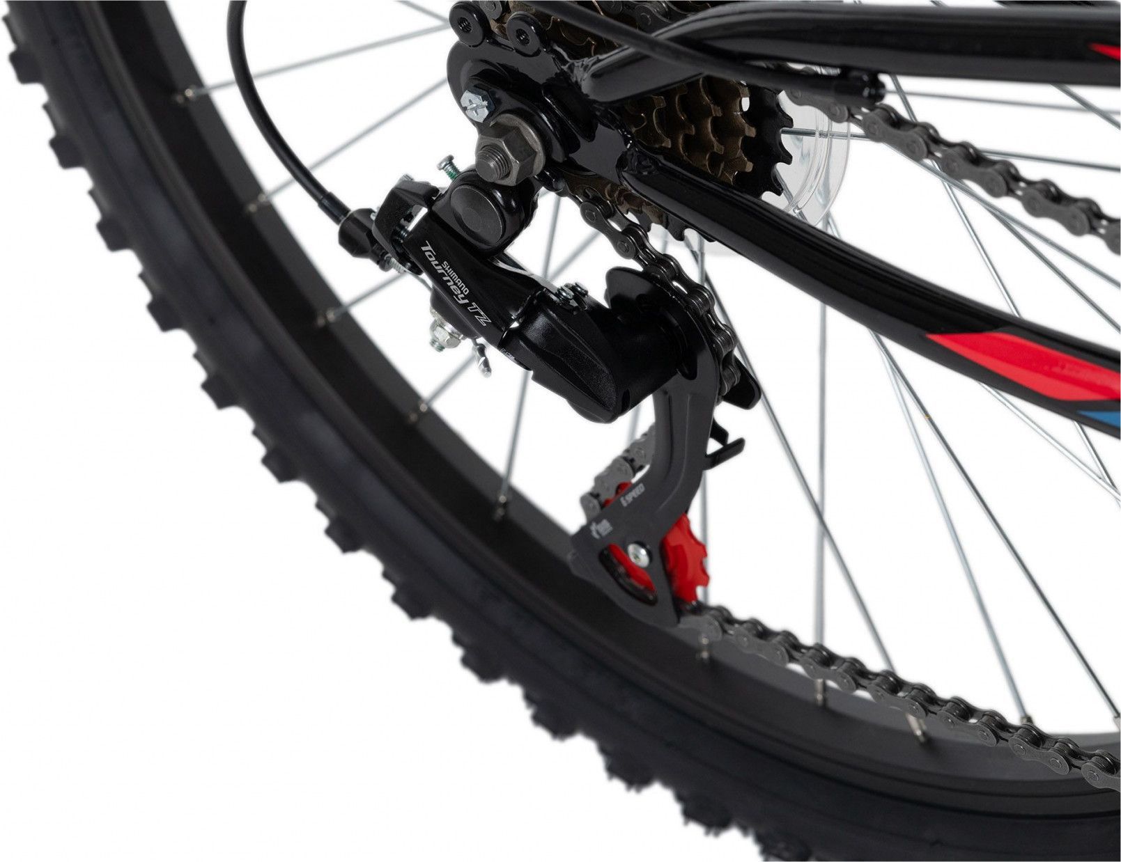 VTT enfant tout suspendu 24  Zodiac noir-rouge TC 38 cm KS Cycling