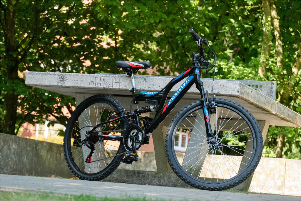 VTT enfant tout suspendu 24  Zodiac noir-rouge TC 38 cm KS Cycling