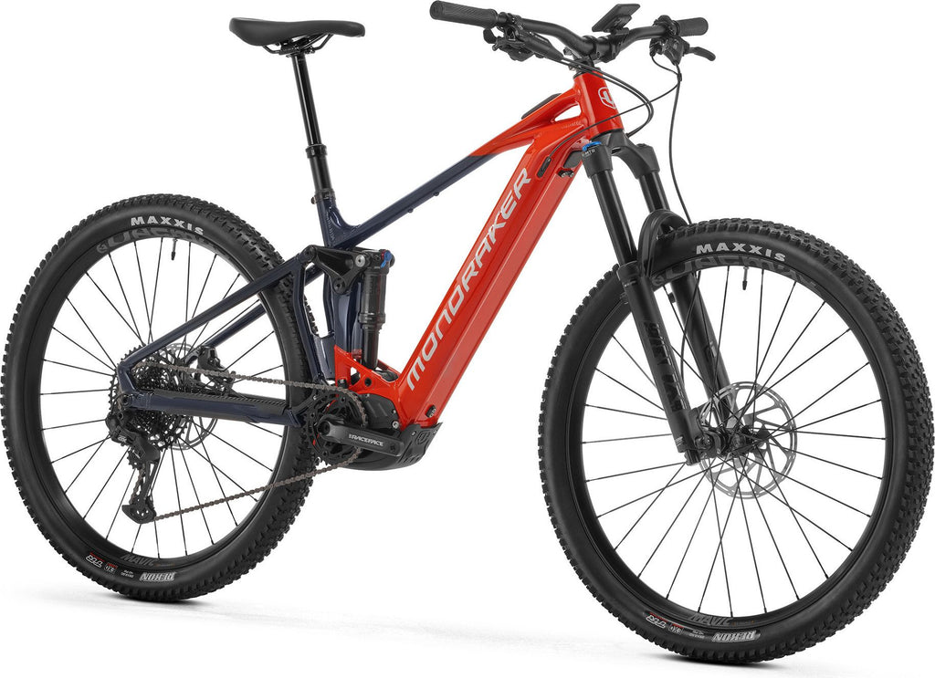 VTT Électrique Tout-Suspendu Mondraker Chaser R 12V 750Wh Bosch 120 Nm 29'' Rouge Bleu 2025