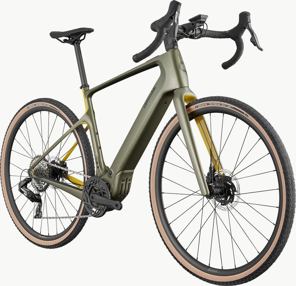 Vélo de Gravel Électrique Cannondale Synapse Neo Allroad 1 Sram Force AXS XPLR 12V 400Wh 700 mm Vert