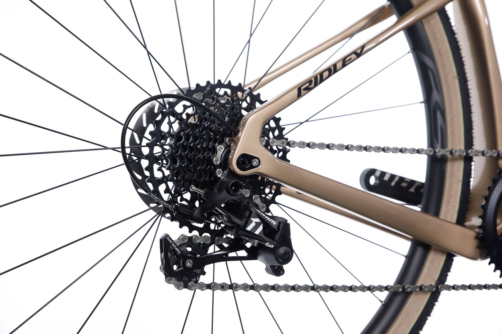 Vélo de Gravel Ridley Kanzo Adventure Sram Apex 11V 700 mm Beige Desert Dune
