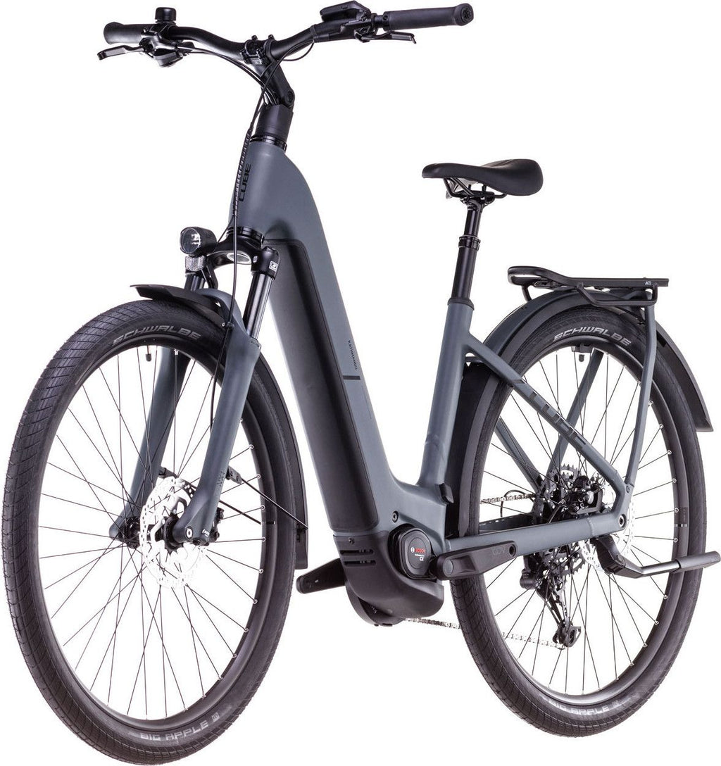 VTC Électrique Cube Kathmandu Hybrid One 800 Easy Entry Shimano Cues 10V 800 Wh 700 mm Gris Shadow 2025