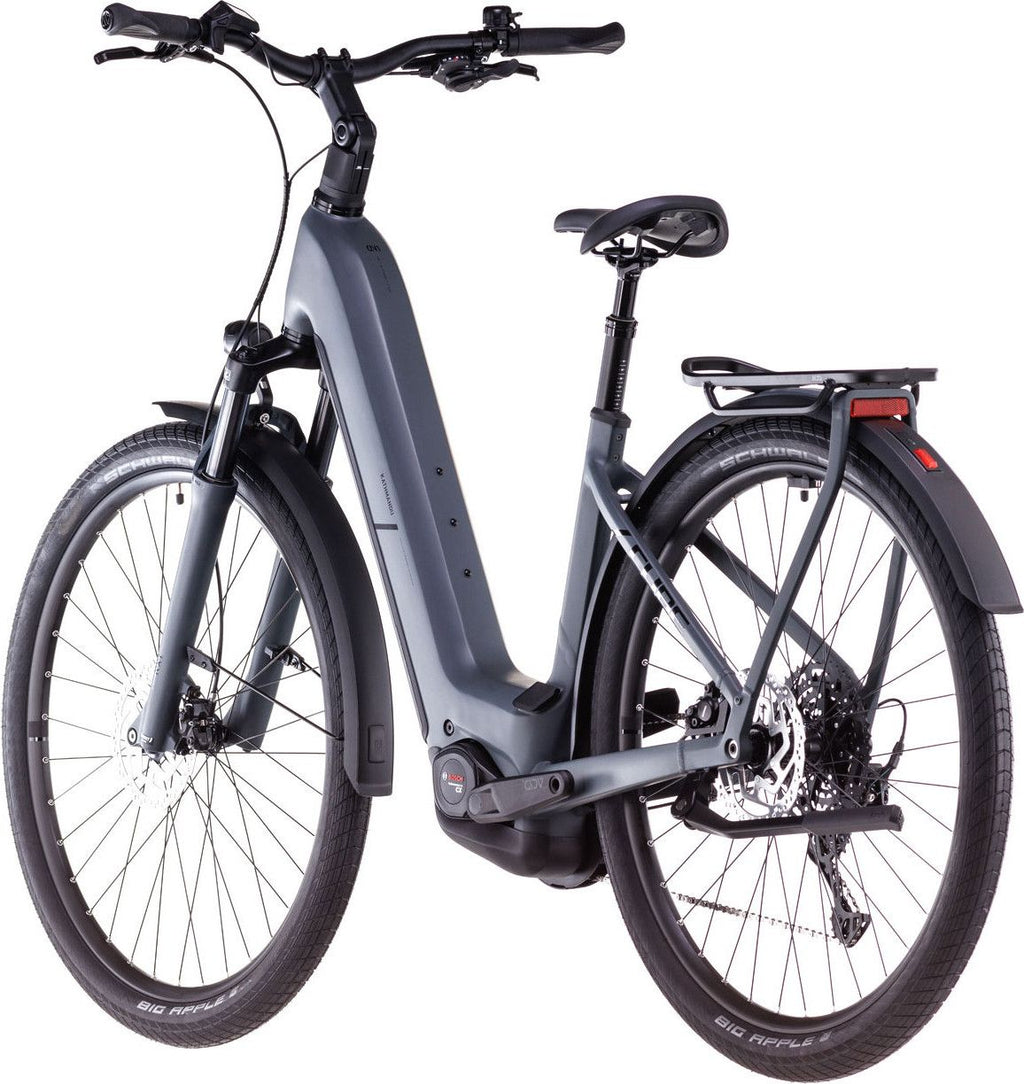 VTC Électrique Cube Kathmandu Hybrid One 800 Easy Entry Shimano Cues 10V 800 Wh 700 mm Gris Shadow 2025